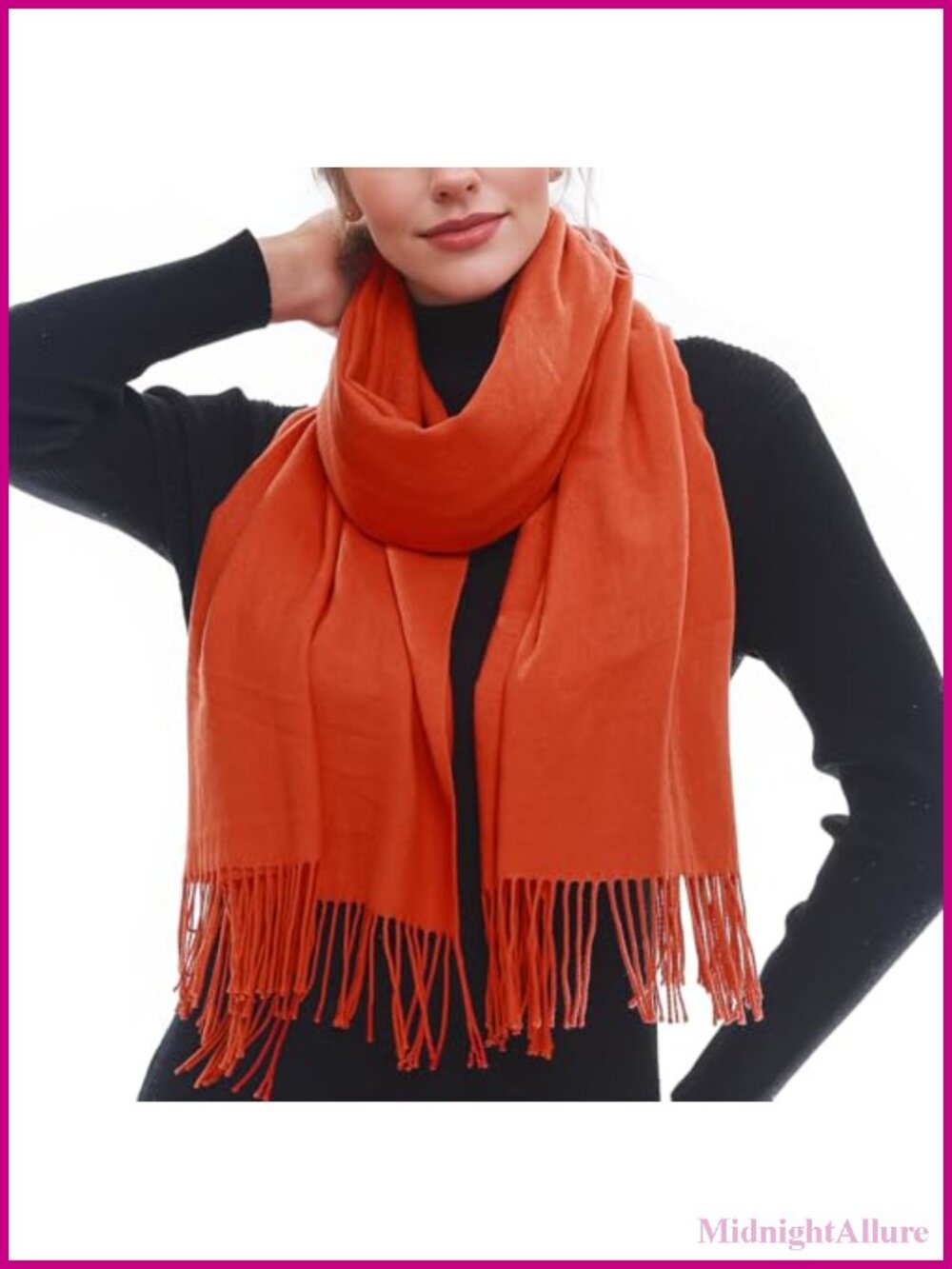 Women's Oversized Pashmina Shawl Scarf Winter Wrap Polyester Viscose